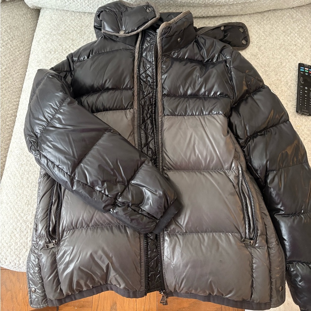 Moncler Shiny Black Puffer Jacket